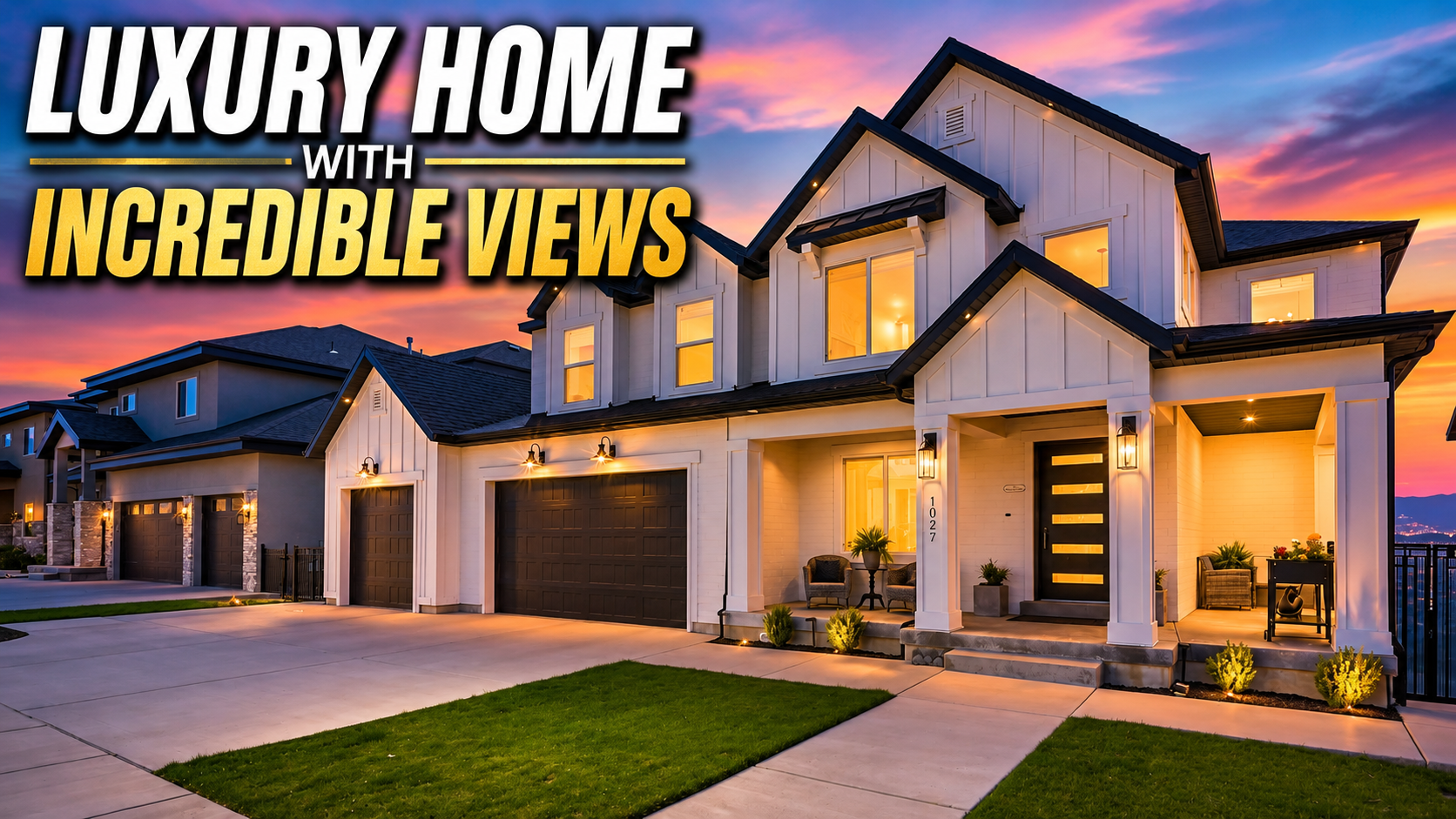 Luxury home with incredible views lifestyle film